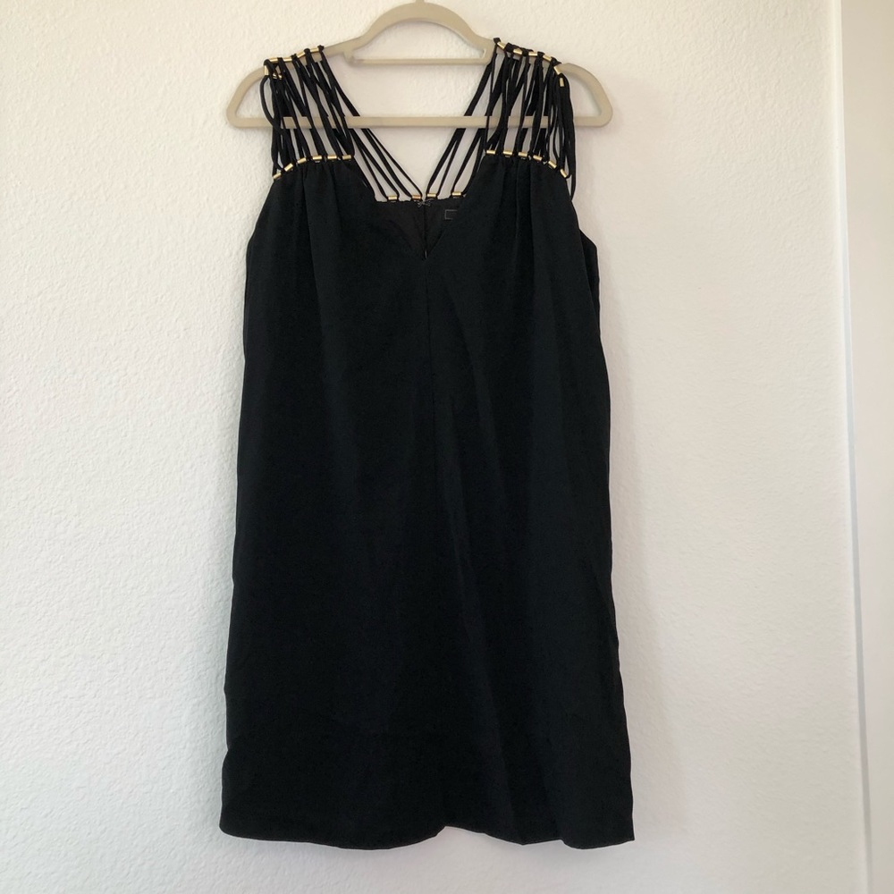 BCBGMaxAzria Arielle Multi-Strap Shift Dress - Picture 4 of 10